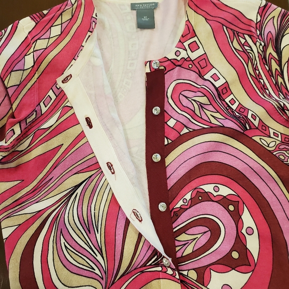 AT Pink Swirl Cardigan!!π·ππ·π - Picture 5 of 10